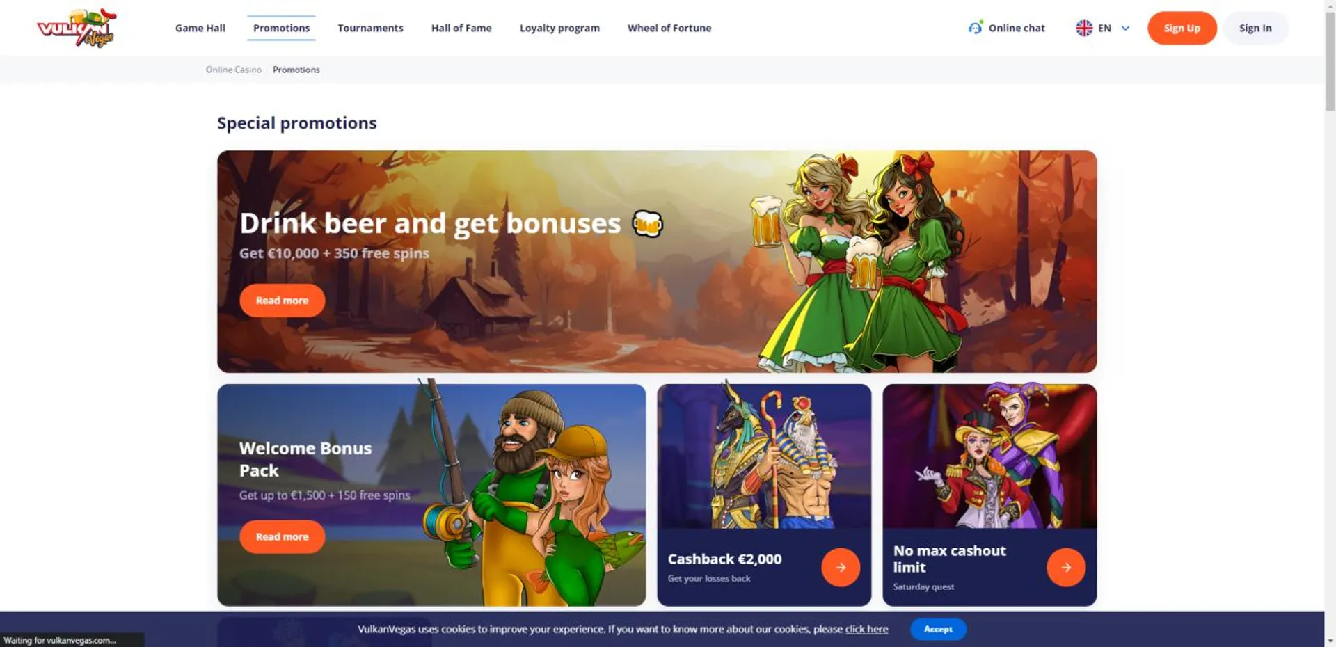 Online betting