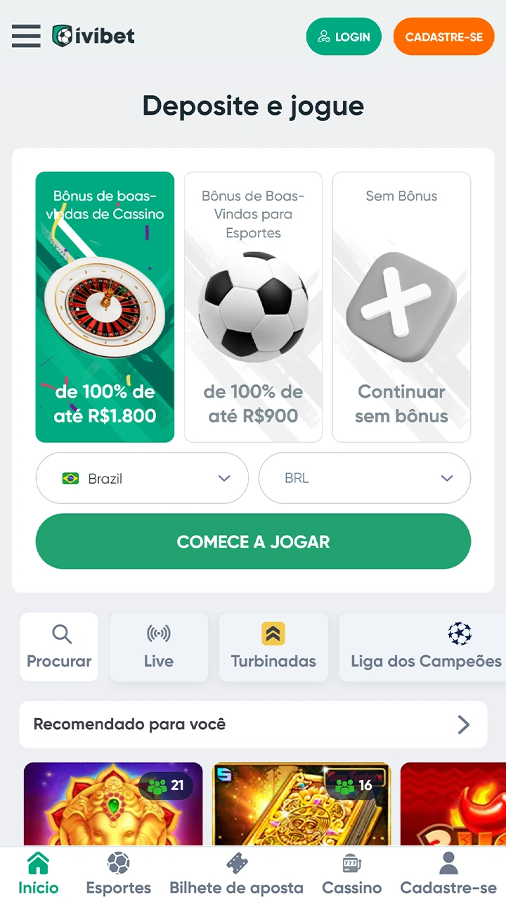 Estatísticas blaze